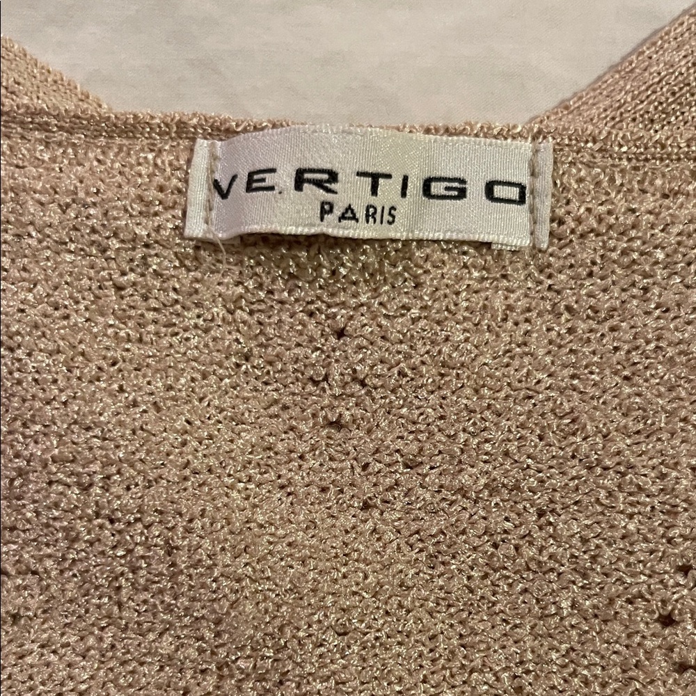 Vertigo Paris Tan Crop Top